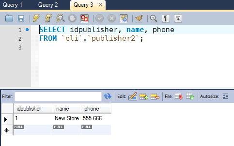 mysql insert sql table