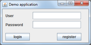 Java Swing Tutorials Our First Window Login Example